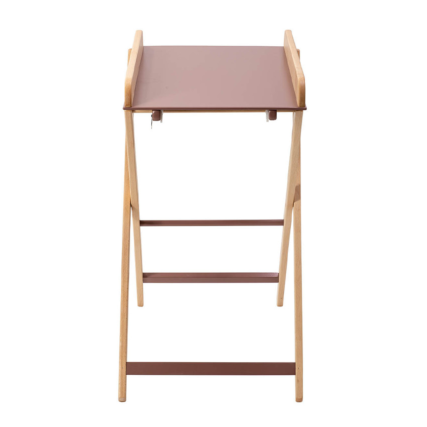 Table à langer pliante Jade hybride vieux rose - Vieux rose (Combelle) - Image 2