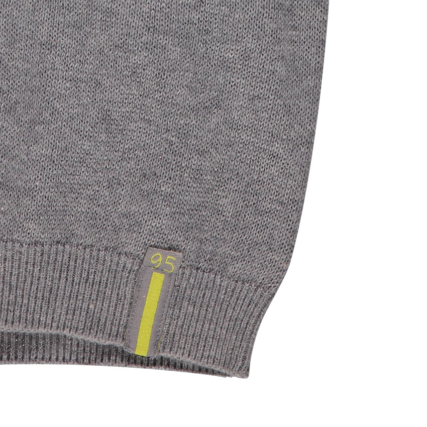 Pull sans manches en tricot avec poche 