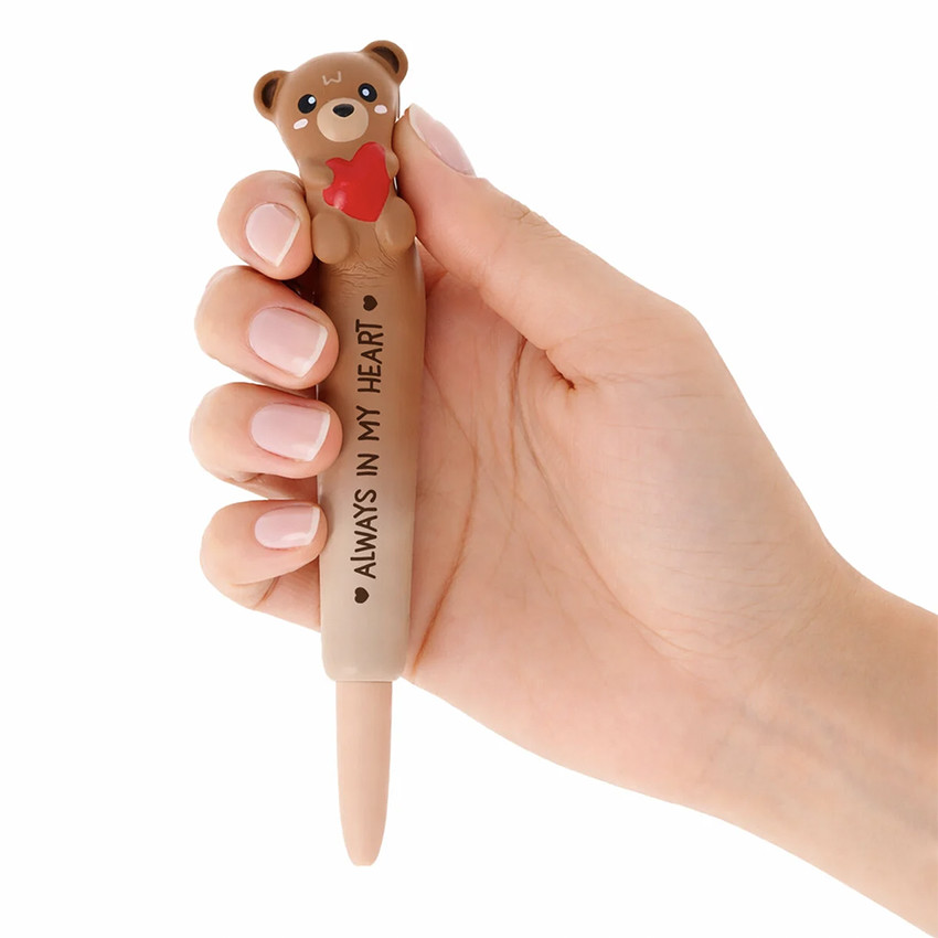 Stylo antistress à encre gel - Teddy Bear 