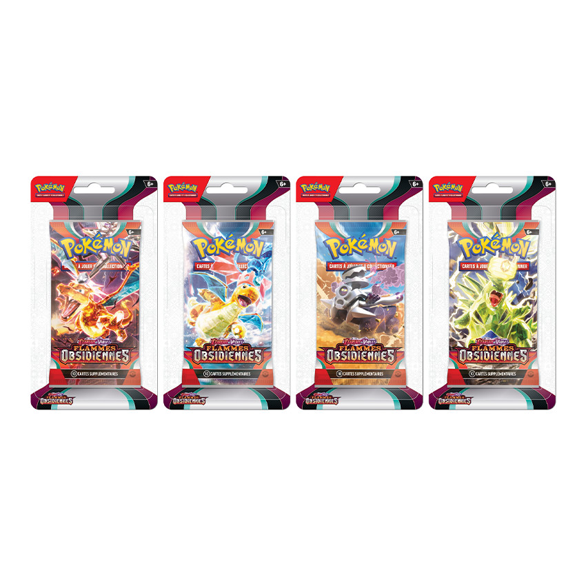 Booster Pokémon Écarlate et Violet - Flammes Obsidiennes (modèle aléatoire) 