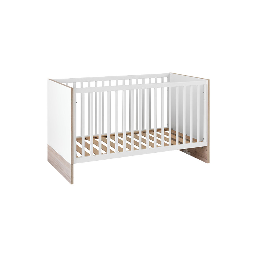 Lit évolutif Lilo avec 2 pans 70x140 cm - Blanc 