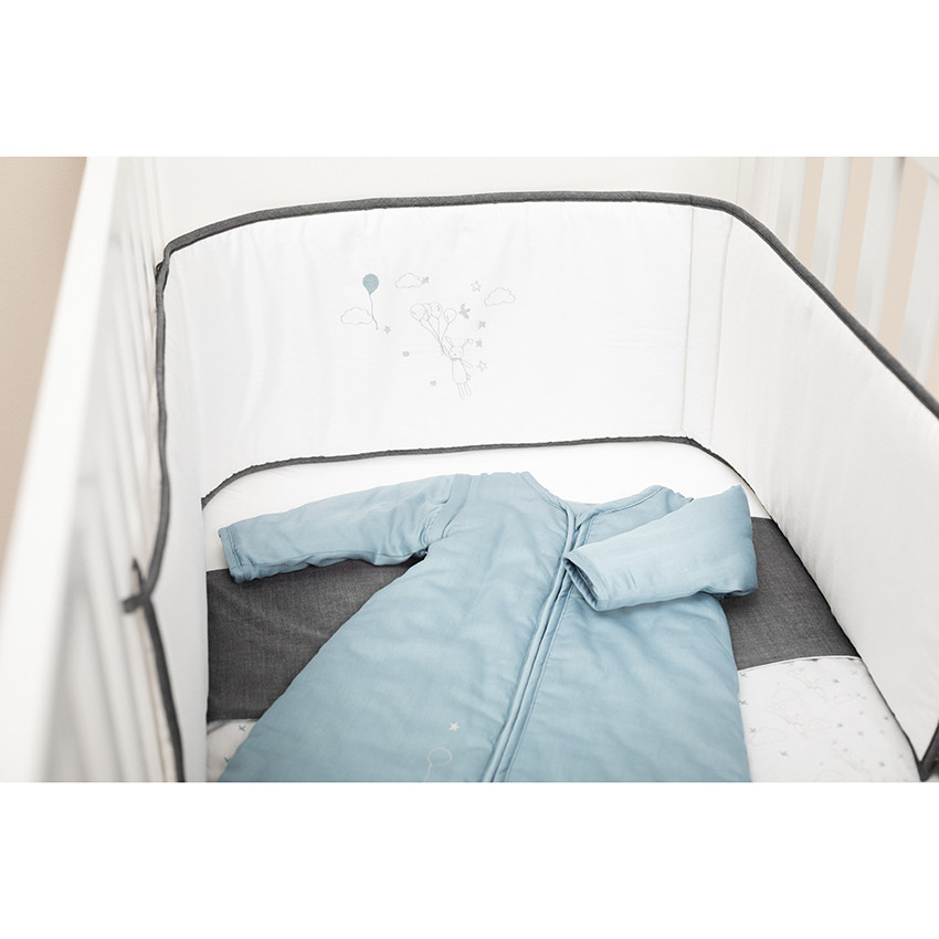 Gigoteuse manches longues amovibles en satin de coton TOG 3 