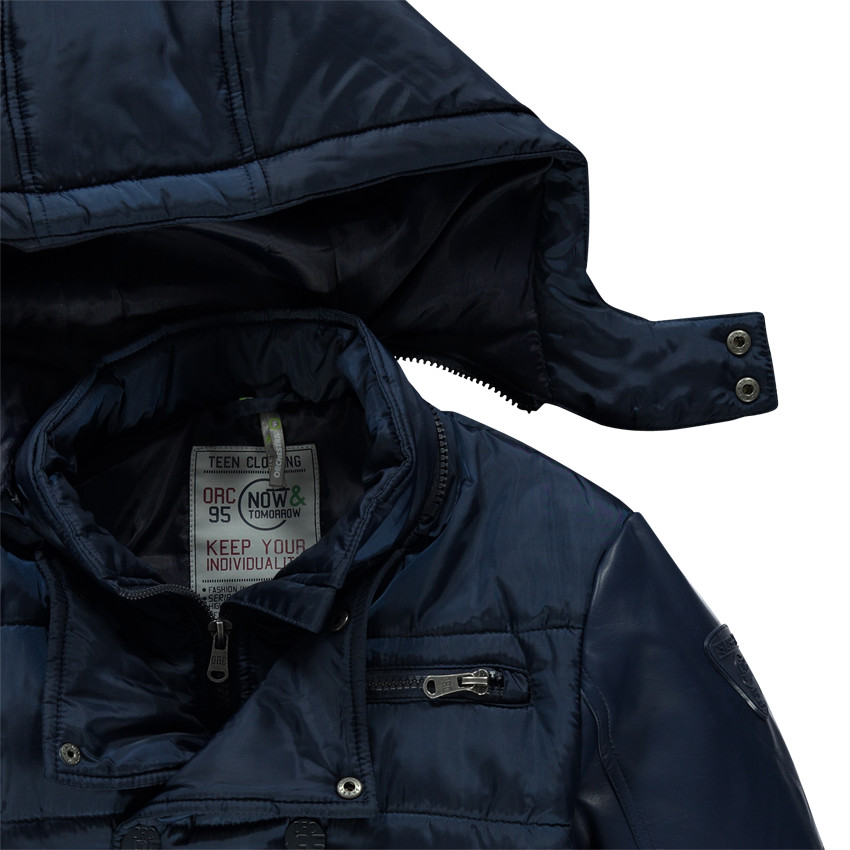 Junior - Parka bi-matière à capuche amovible 