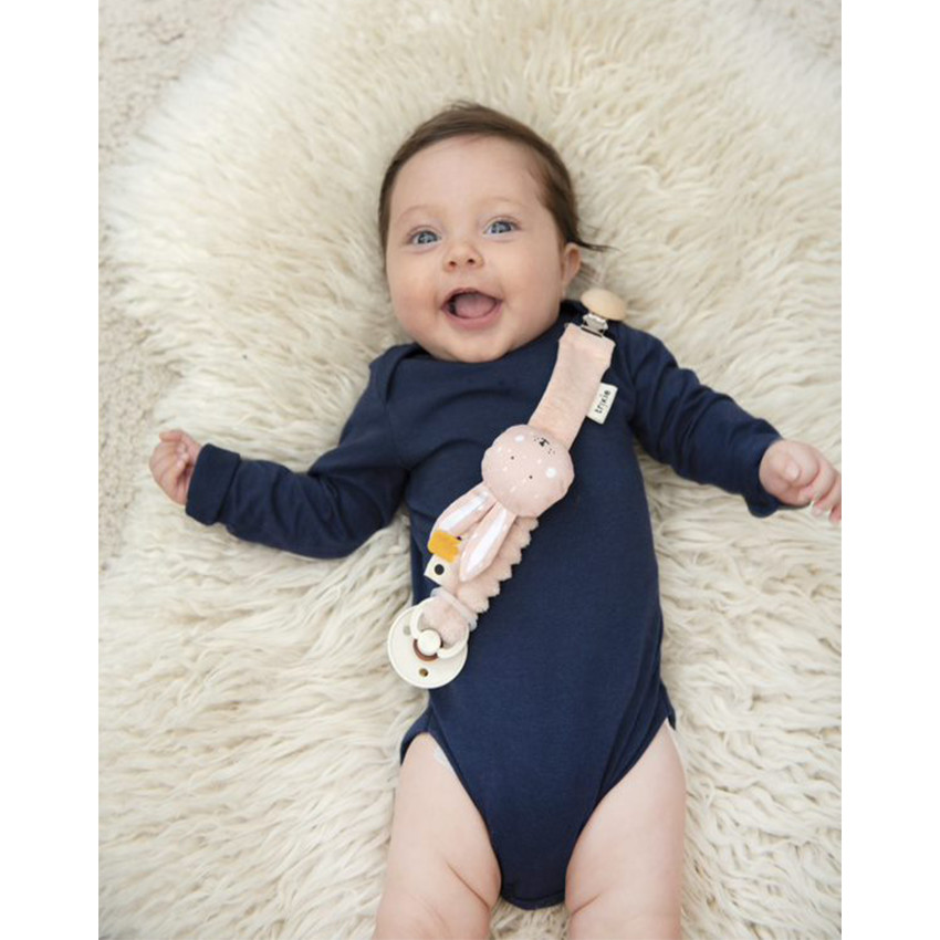 Attache sucette Mrs Rabbit  