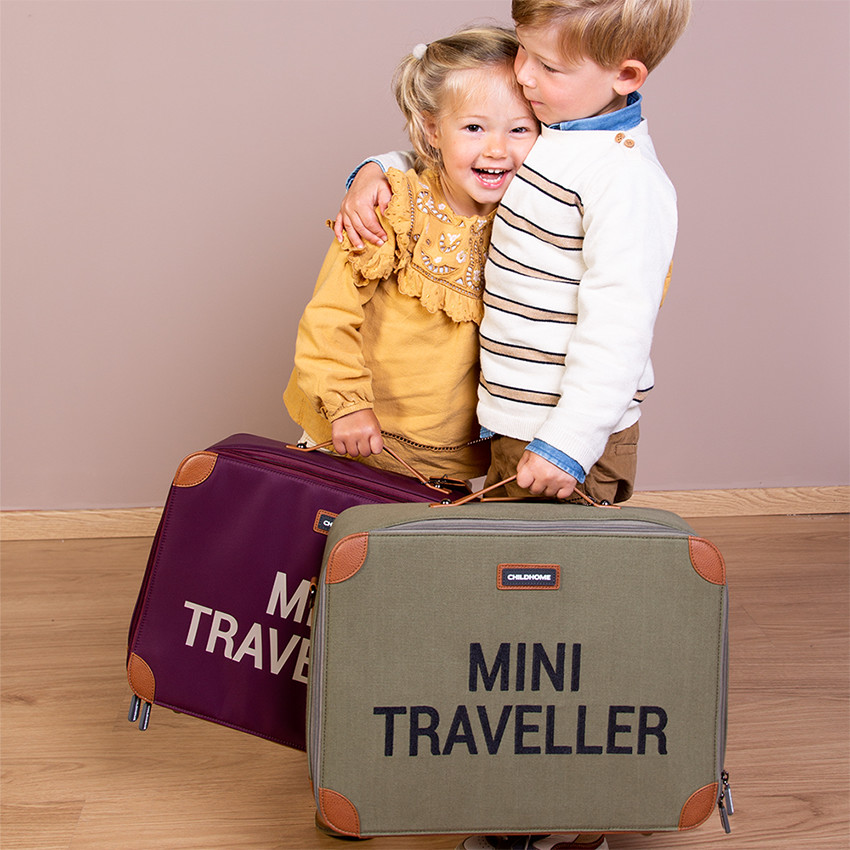Valisette de voyage en toile Mini Traveller canvas kaki 