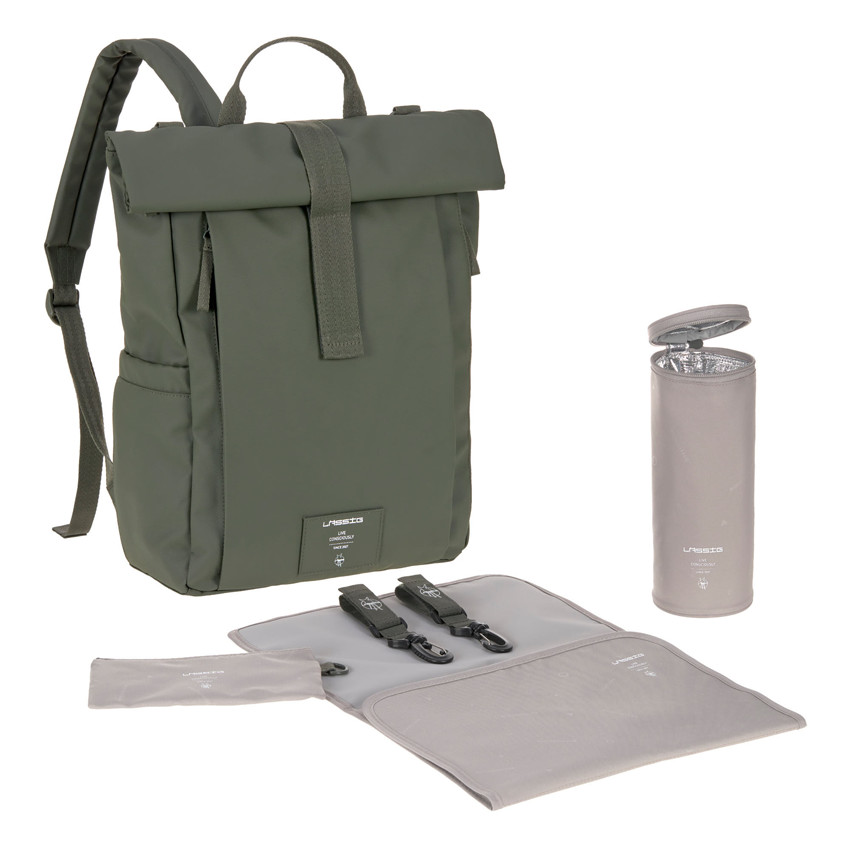 Sac à langer Rolltop up Olive 