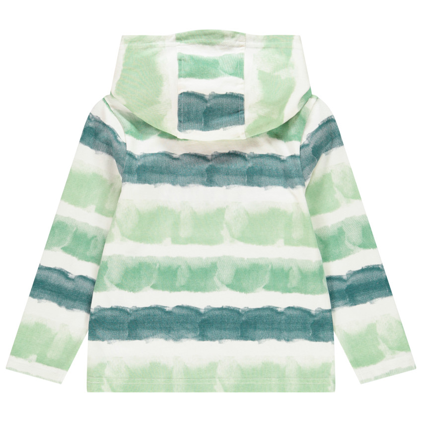 T-shirt manches longues à capuche tie and dye pour enfant garçon 