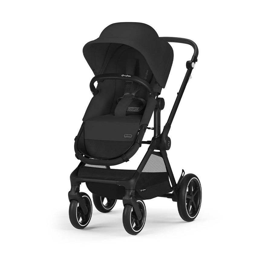 Poussette 2 en 1 convertible Eos Lux black/moon black 
