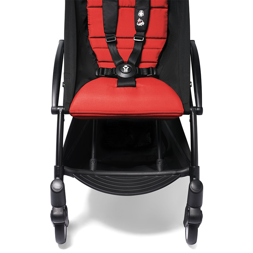 Poussette YOYO² 6+ châssis blanc - Rouge 