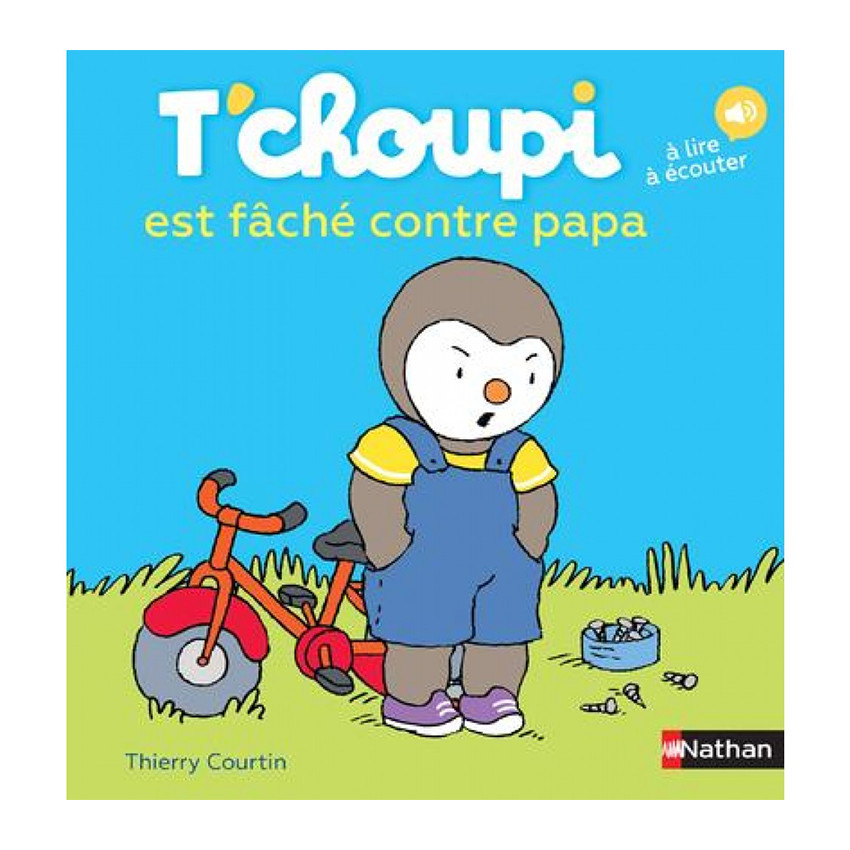 Livre T'Choupi est faché contre papa 
