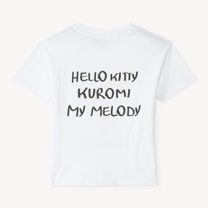 T-shirt manches courtes Hello Kitty pour fille 