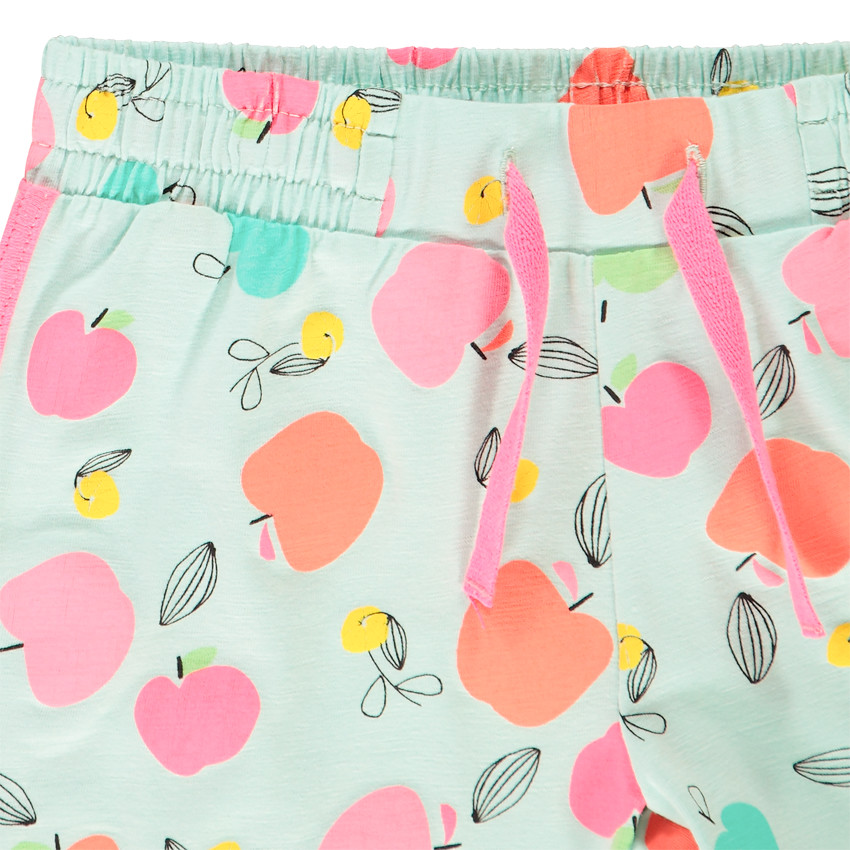 Short en jersey imprimé pour fille 