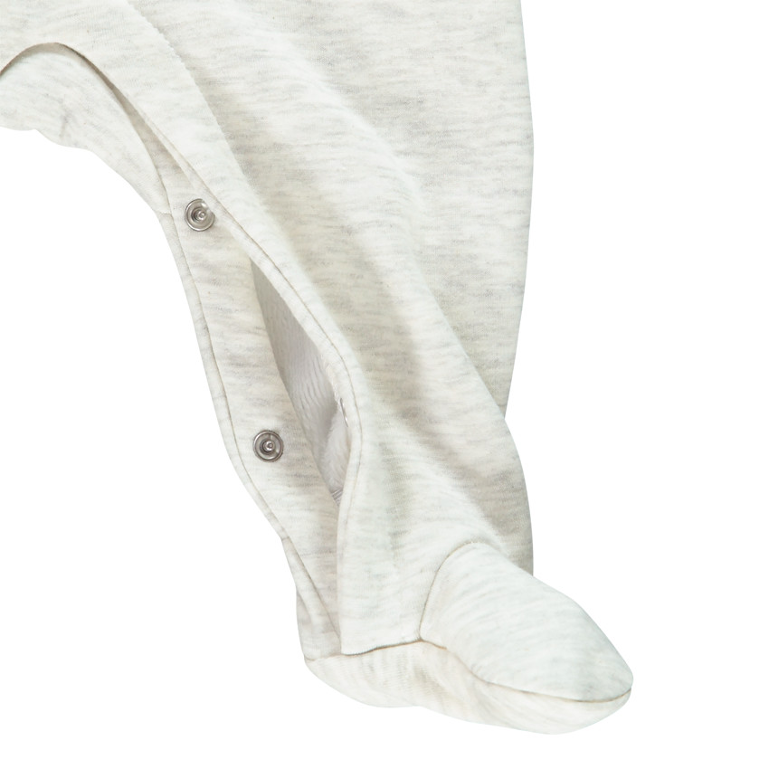 Dors-bien en jersey chiné print cygne 