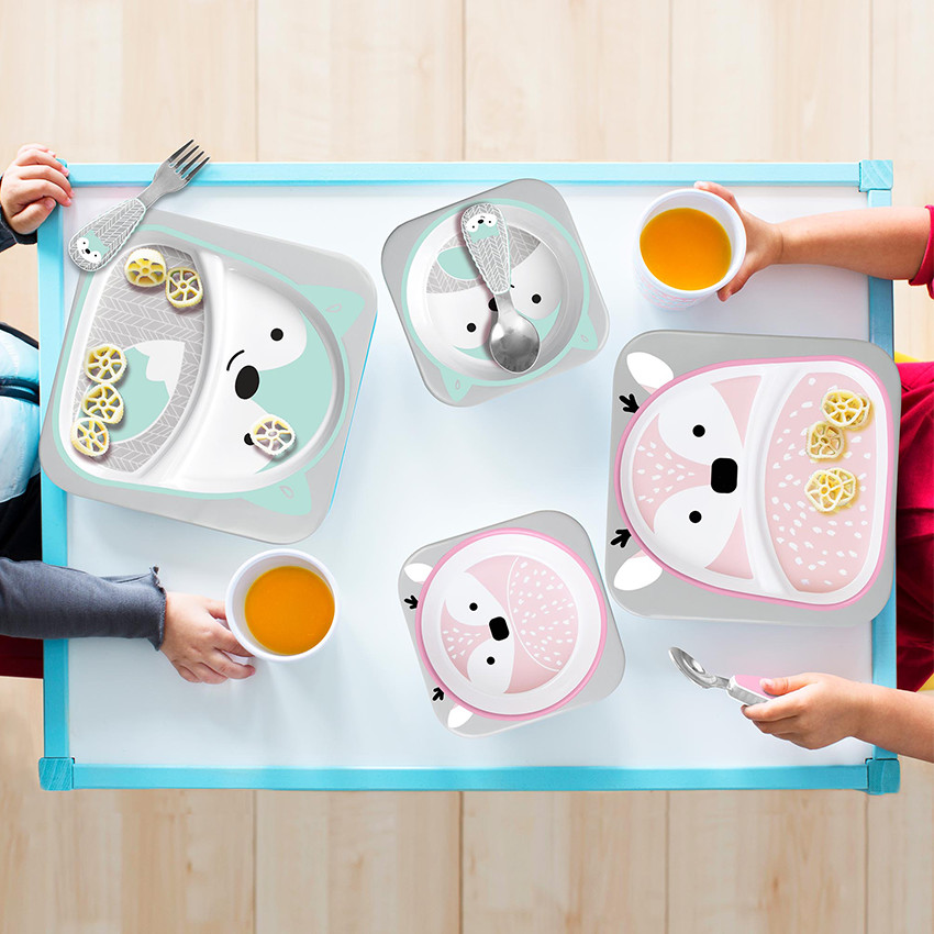 Set repas Zoo Winter - Renard bleu 