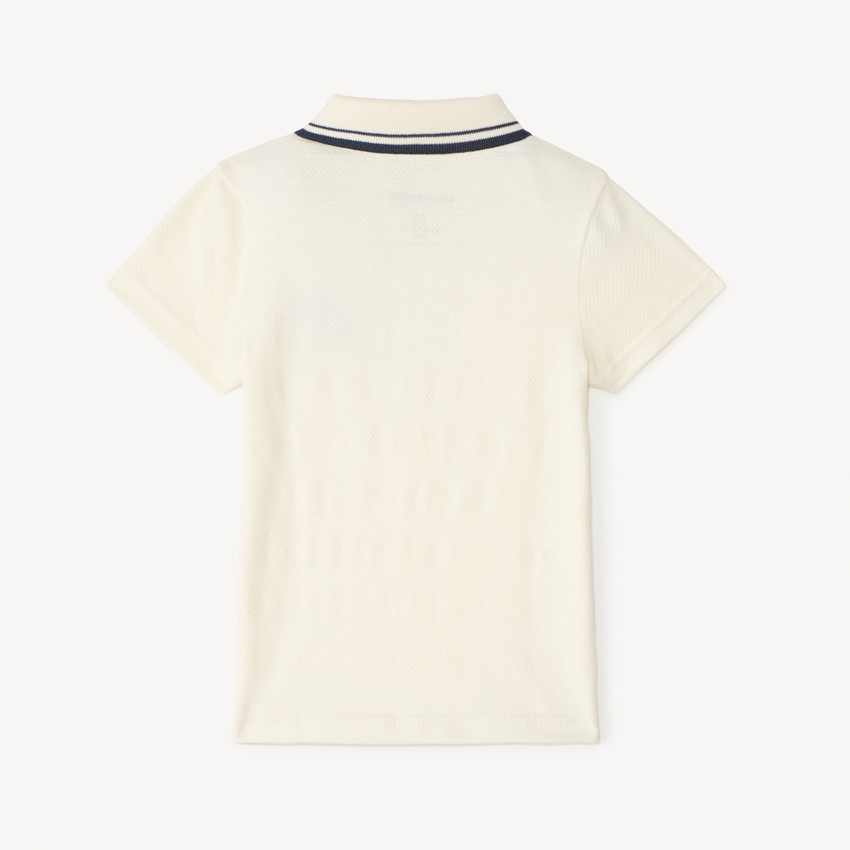 Polo manches courtes broderie fantaisie pour bébé garçon 