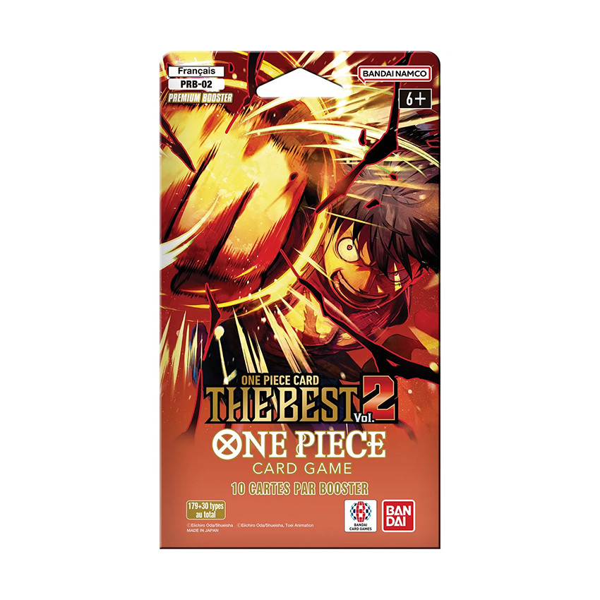 Booster premium 10 cartes One Piece - The Best Vol.2 (modèle aléatoire)