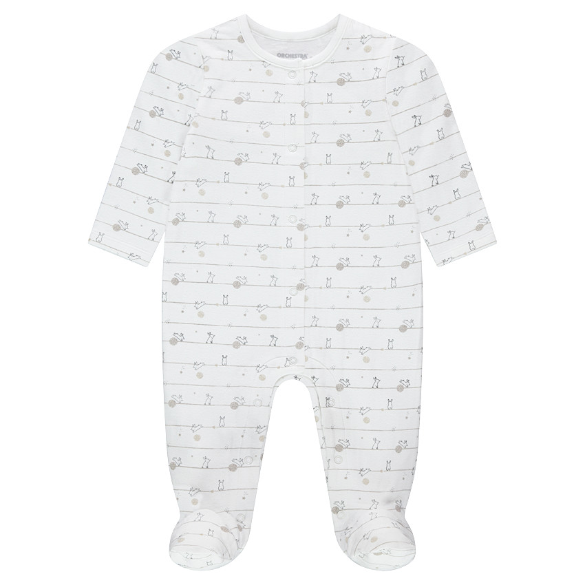 Dors-bien en jersey avec imprimé fantaisie all-over 