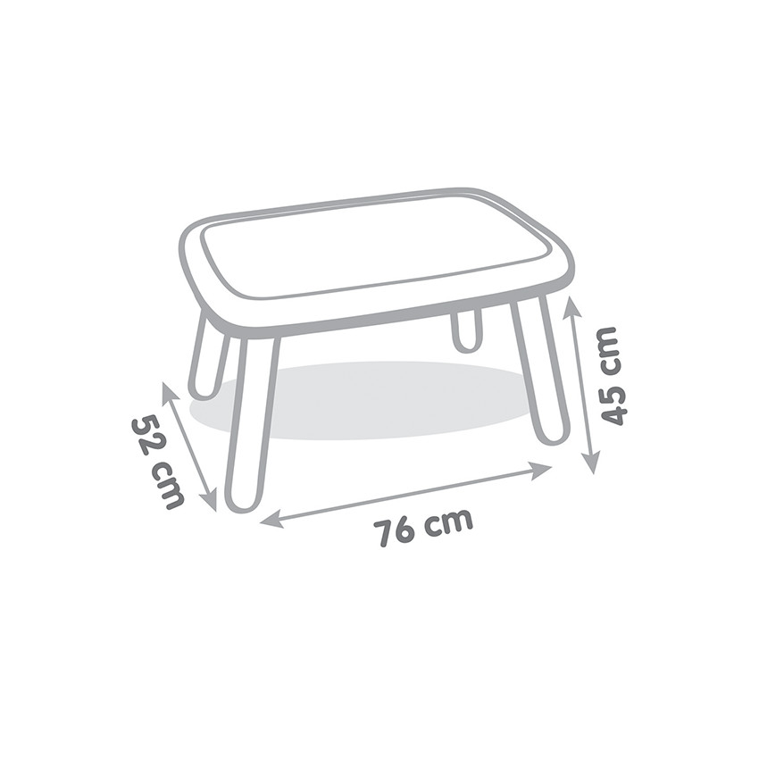 Table en plastique pour enfant bleu 