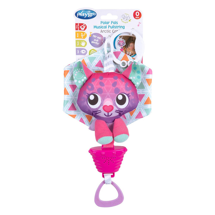 Peluche musicale à cordon Polar Pals – Arctic Cat 