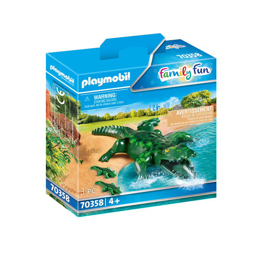 Alligator avec ses Petits 