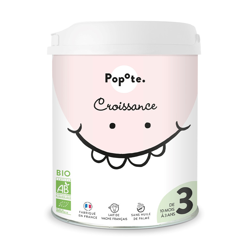 Lait en poudre 3ème âge Croissance bio 800 g 