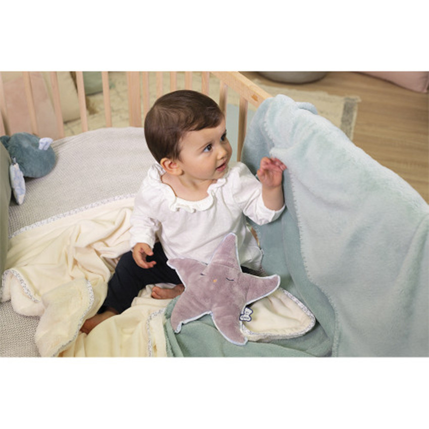 Bouillotte-peluche bien-être étoile de mer - Rose (Kaloo) - Image 2