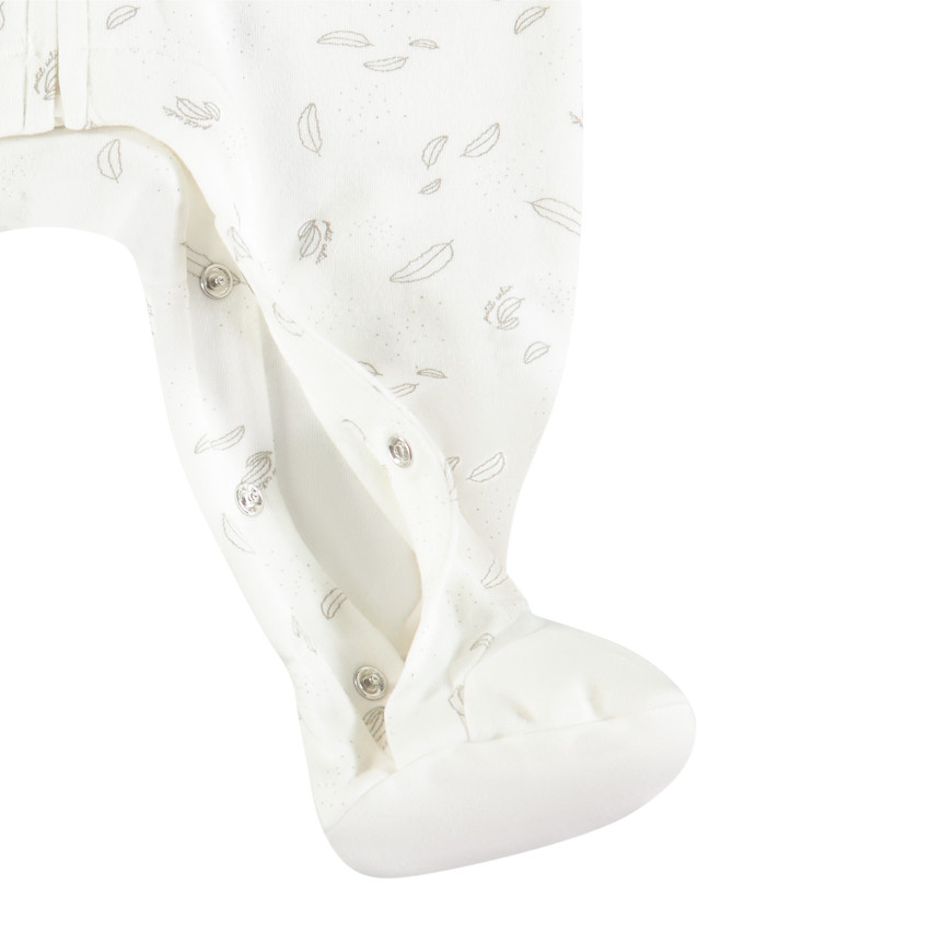 Dors-bien en coton imprimé plumes pour bébé fille Main Dors-bien en coton imprimé plumes pour bébé fille