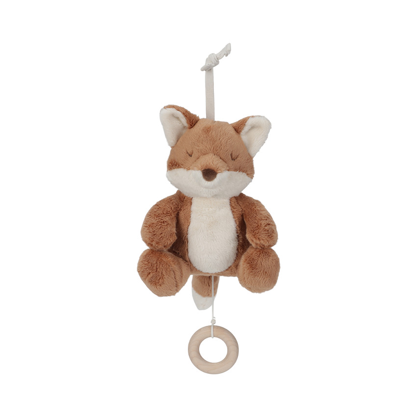 Peluche d'activité renard musicale  