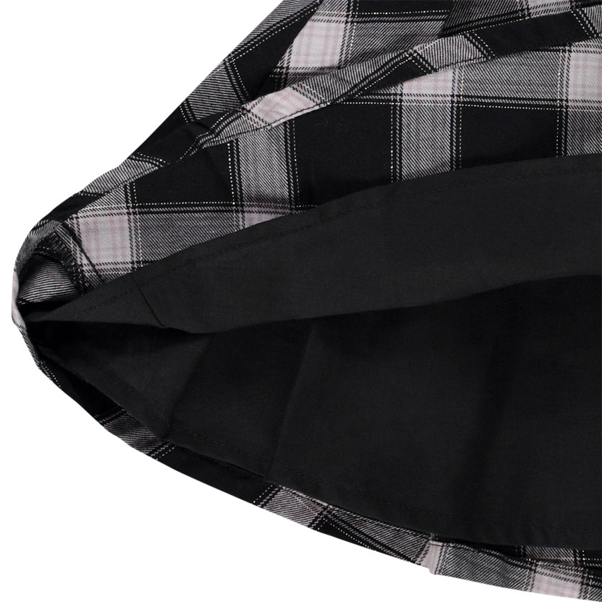 Jupe à carreaux en lurex argenté pour fille 