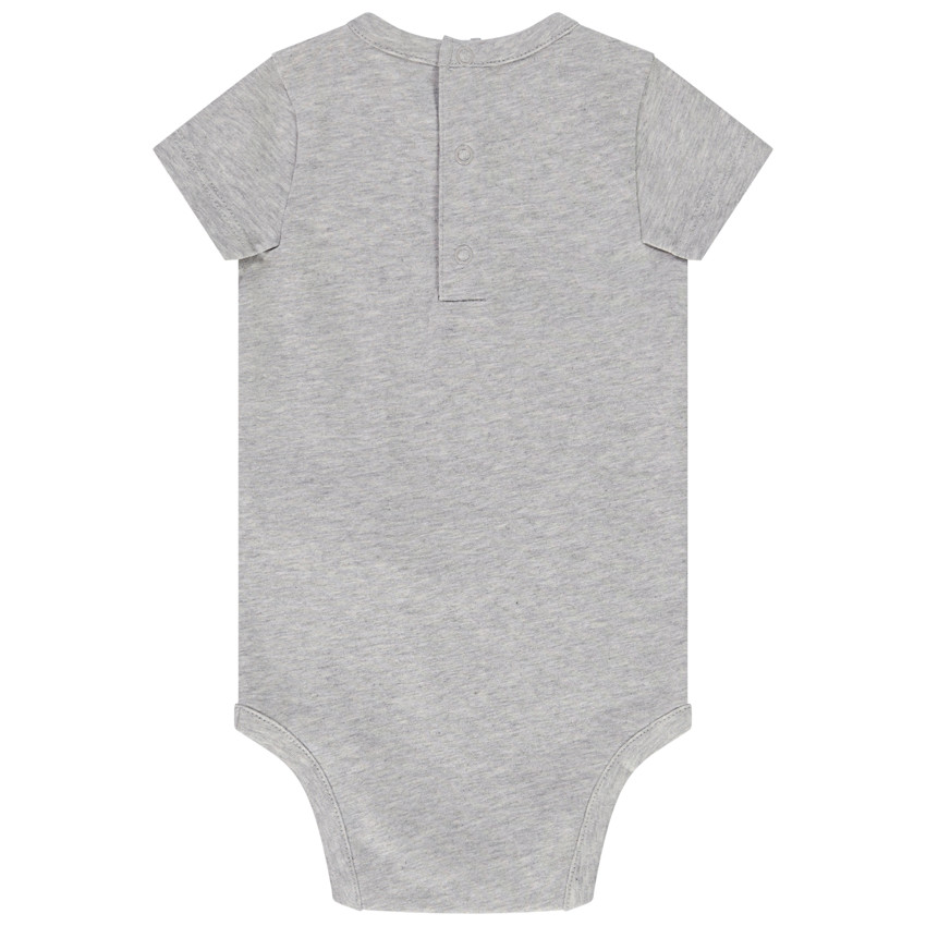 Lot de 3 bodies manches courtes unis pour bébé garçon 
