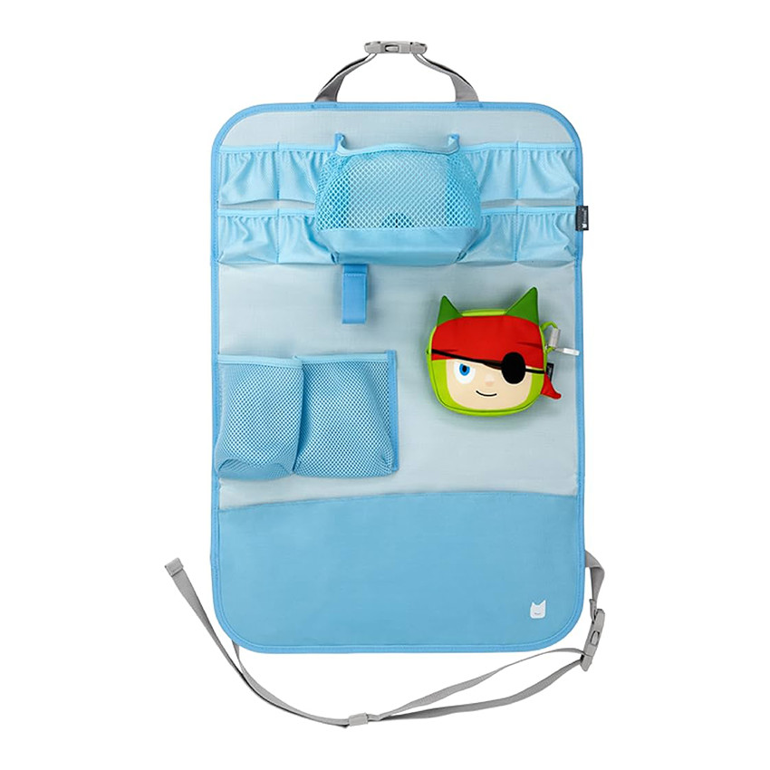 Organiseur de voiture + mini sac Pirate bleu