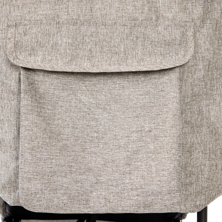 Poussette trio Triade avec siège-auto et nacelle gris 