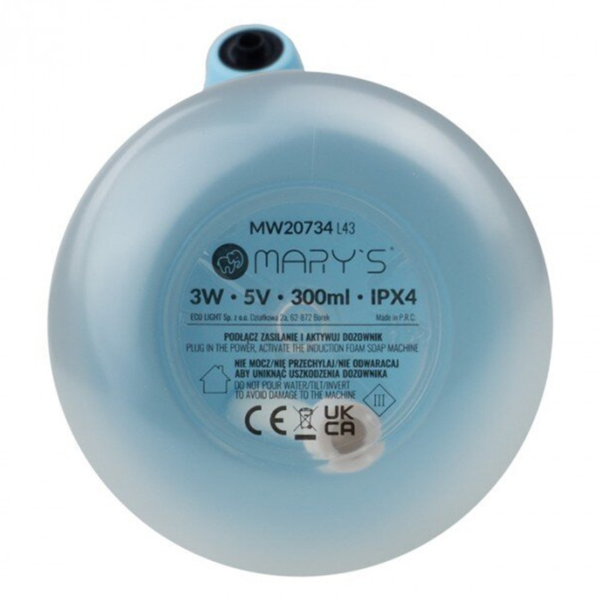 Distributeur de savon automatique Éléphant Bleu 