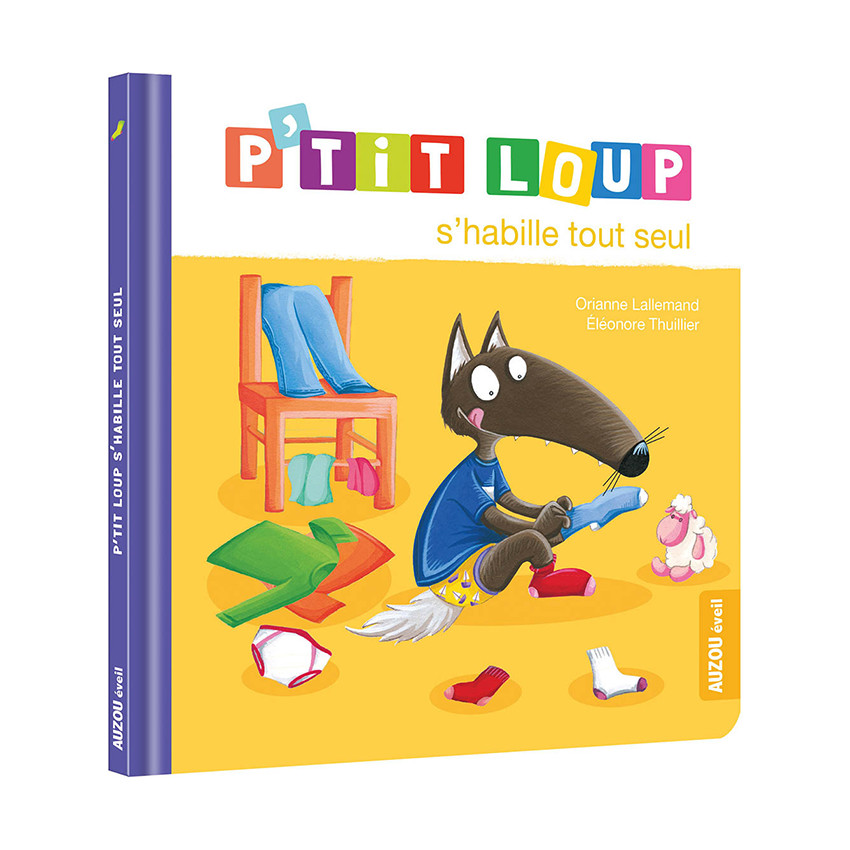 Livre "P'tit Loup s'habille tout seul" 