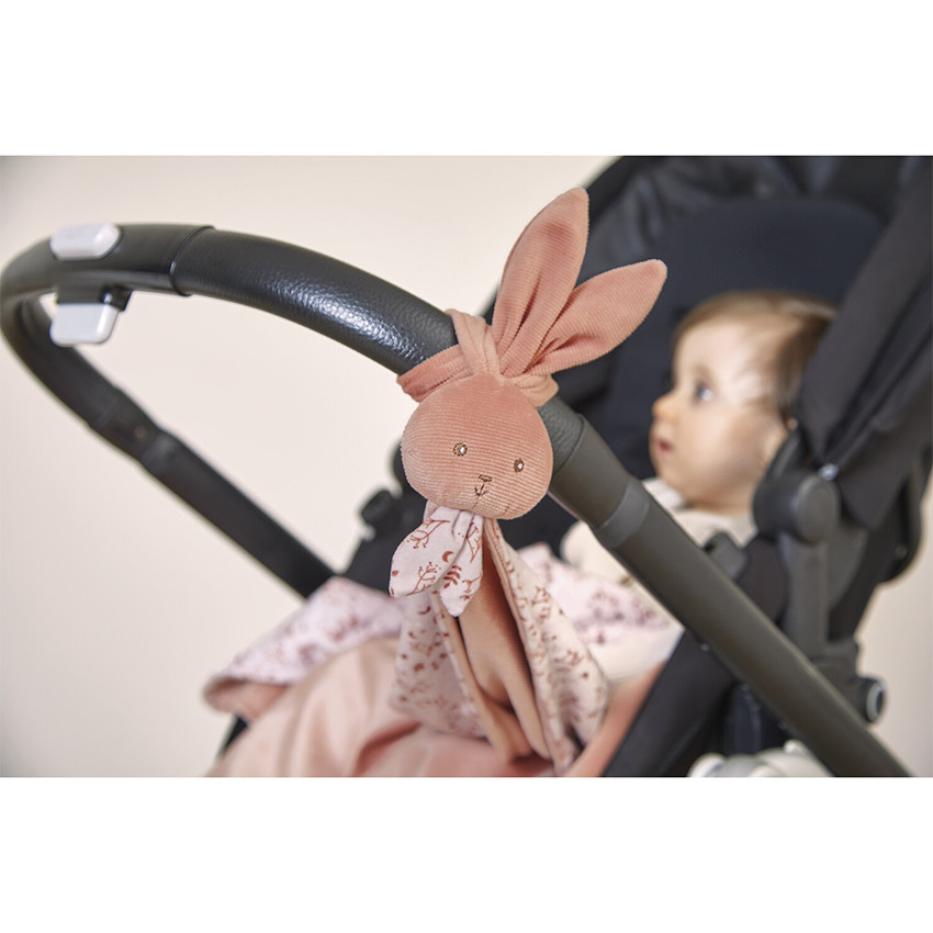 Couverture doudou Lapin Terracotta 