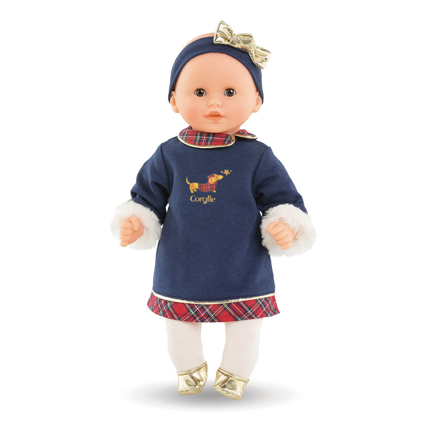 Poupon bébé câlin Margaux Corolle en fêtes 30 cm 