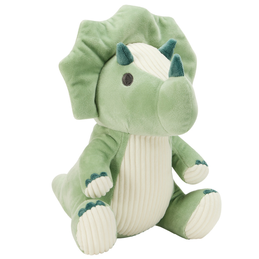 Peluche Carlos le tricératops 30 cm 
