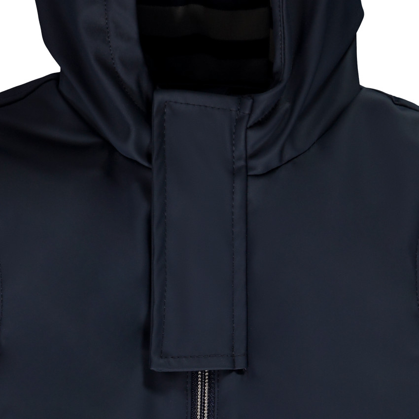 Parka gomme avec doublure rayée pour garçon 