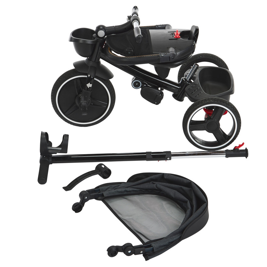 Tricycle évolutif Triky 5 en 1 gris 
