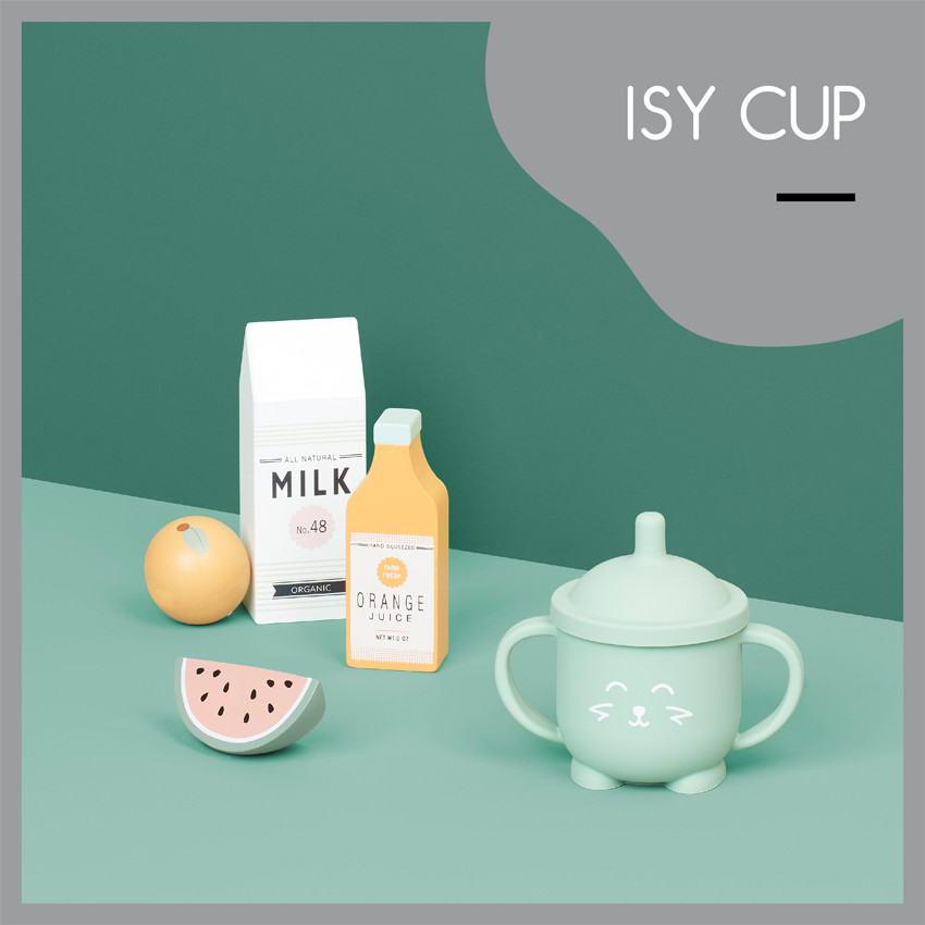 Tasse d'apprentissage - Isy renard - Bleu (Babymoov) - Image 1
