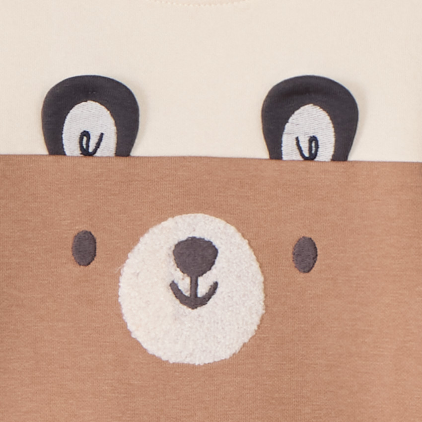 Ensemble jogging ludique effet color block pour bébé garçon 