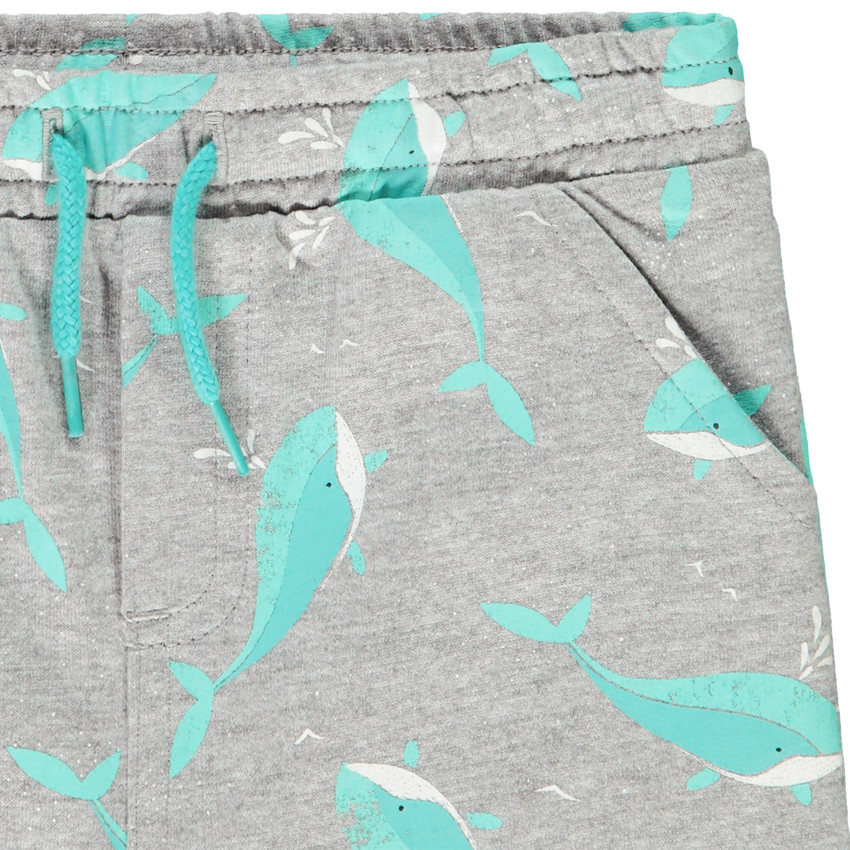 Bermuda imprimé baleines pour bébé garçon 