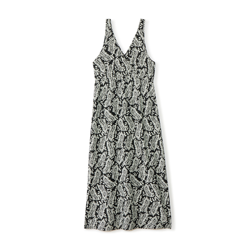 Robe longue à bretelles imprimé fantaisie pour femme enceinte 