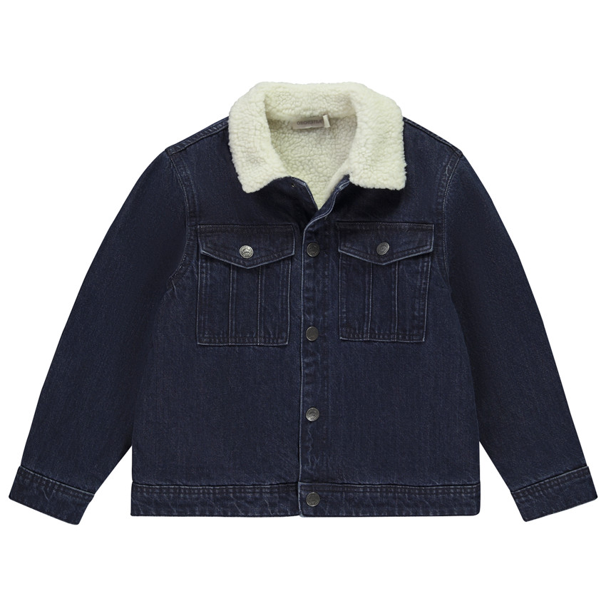 Veste en jean doublée sherpa pour garçon 