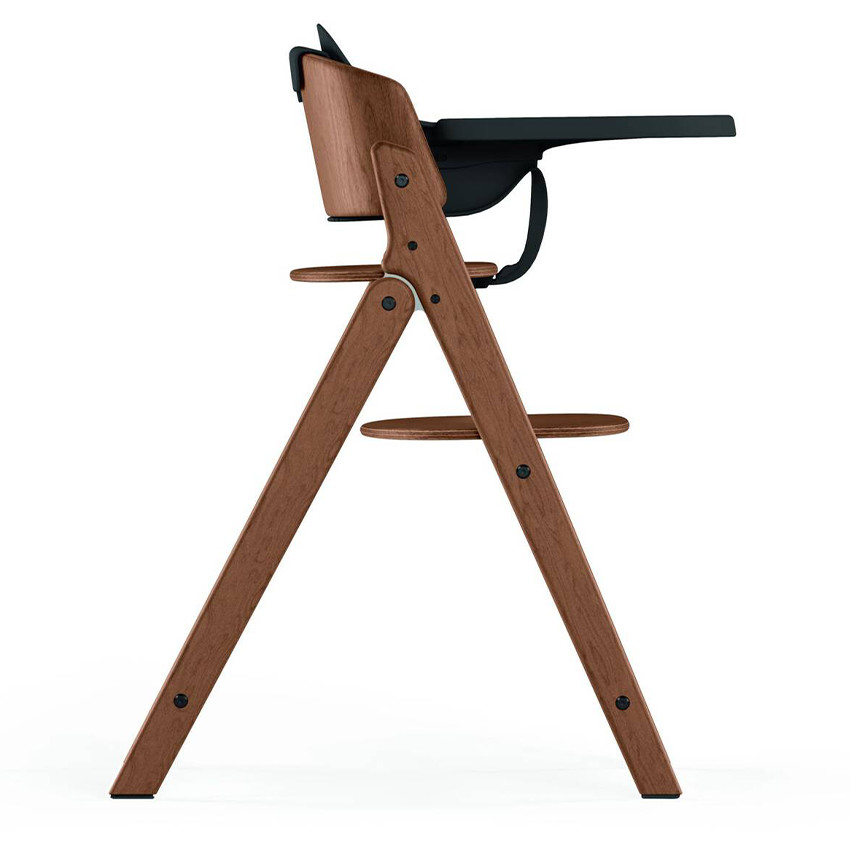 Chaise haute évolutive Click & Fold 3-en-1 All Natural Dark 