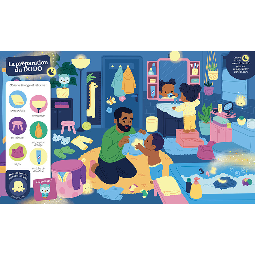 Livre cherche et trouve "Au dodo" 3ans+ 