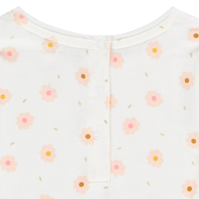 Lot de 2 t-shirts manches longues imprimé pour bébé fille 