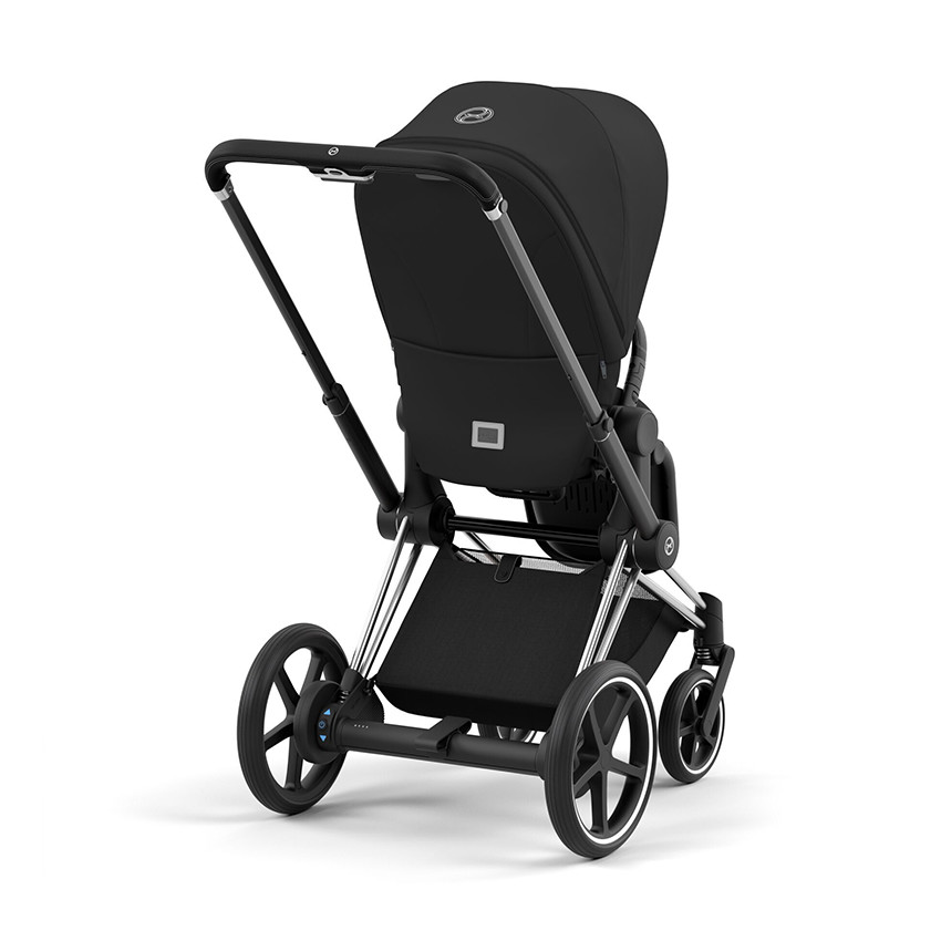 Châssis poussette e-Priam chrome/black 