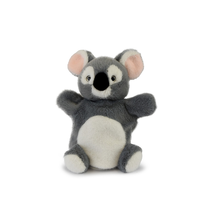 Petite peluche Podcolle marionnette koala gris  