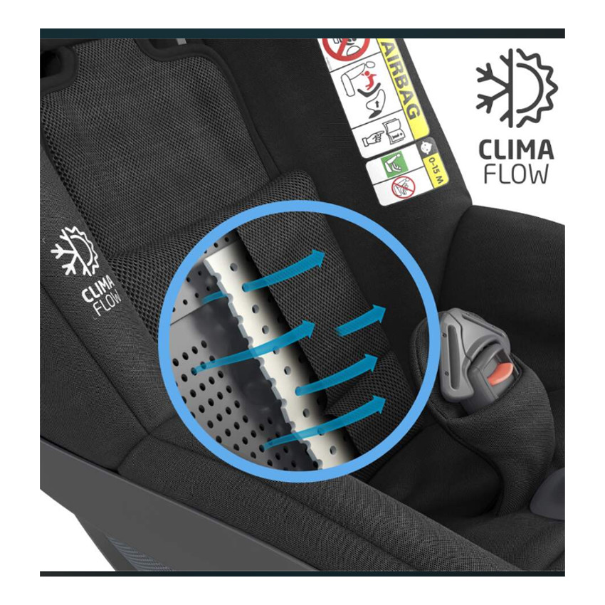 Siège-auto Pearl 360 Pro I-Size Groupe 1 Authentic Black 